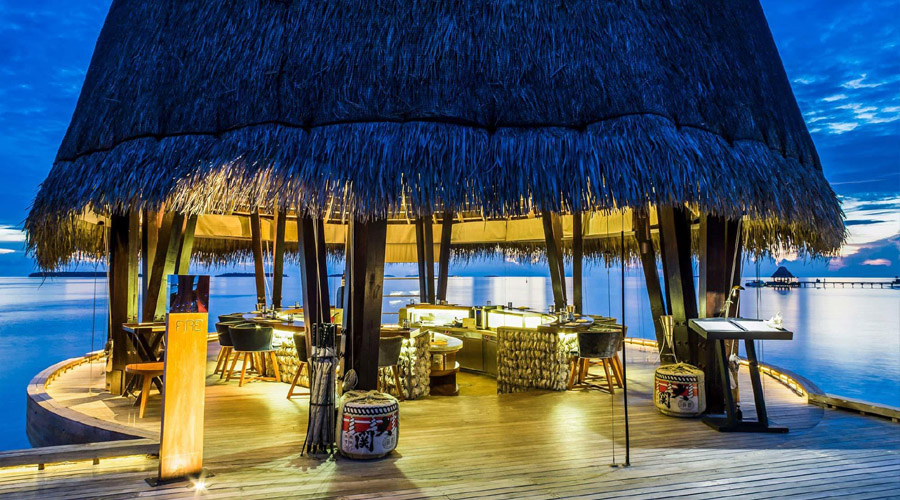 Anantara Kihavah Maldives Villas - Fire