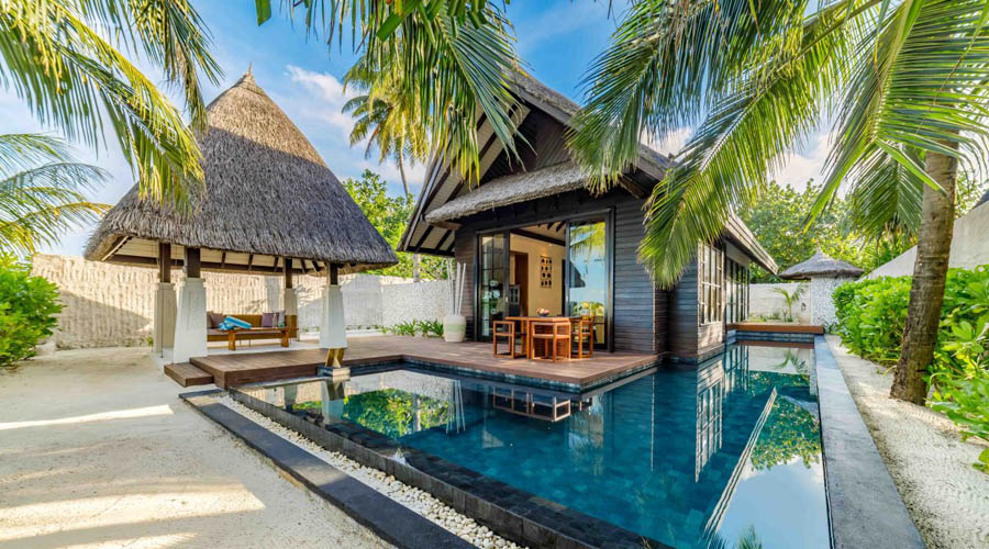 Ozen Reserve Bolifushi Maldives - Earth Pool Villa Sunrise