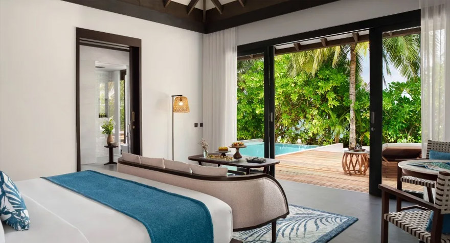 Anantara Veli Maldives Resort Beach Pool Villa