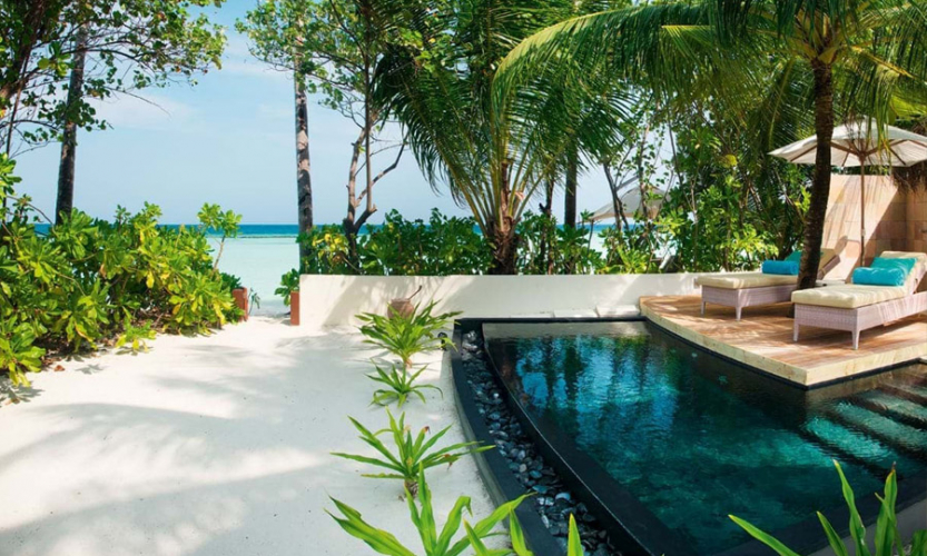 Constance Halaveli Resort Family Beach Villa