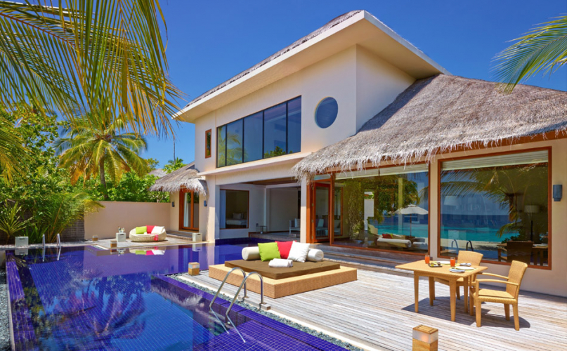 Huvafen Fushi Maldives Two Bedroom Beach Pavilion with Pool