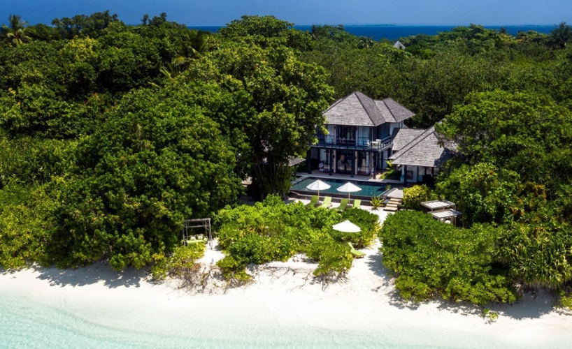 JA Manafaru Maldives Two Bedroom Beach Residence with Family Pool and Private Pool