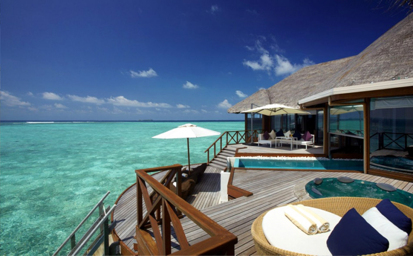 Huvafen Fushi Maldives Two Bedroom Ocean Pavilion with Pool